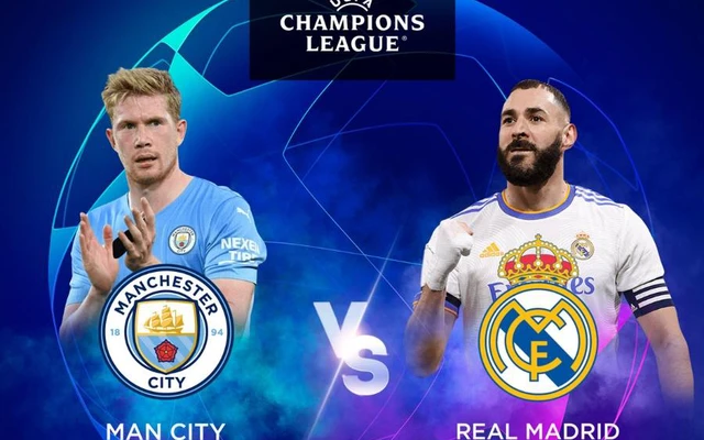 Đội hình thi đấu của Real Madrid gặp Man City.