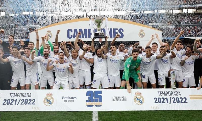 Số lần vô địch La Liga của Real Madrid