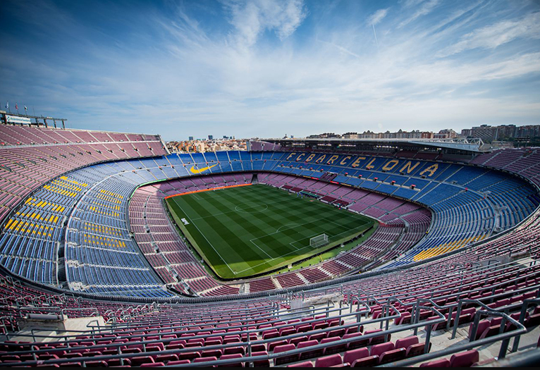 Sân vận động Camp Nou được mệnh danh là sân vận động lớn nhất thế giới